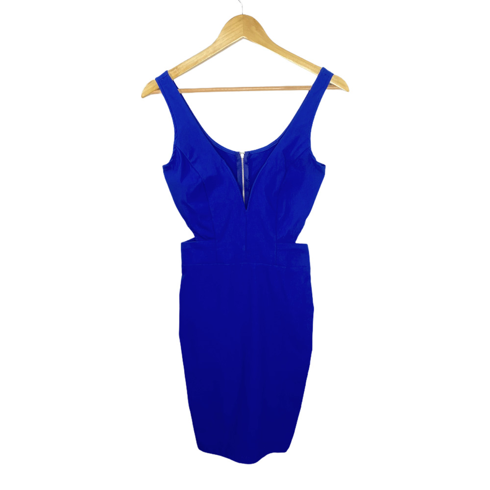 NEW Juniors Royal Blue Mini Bodycon Dress- Small